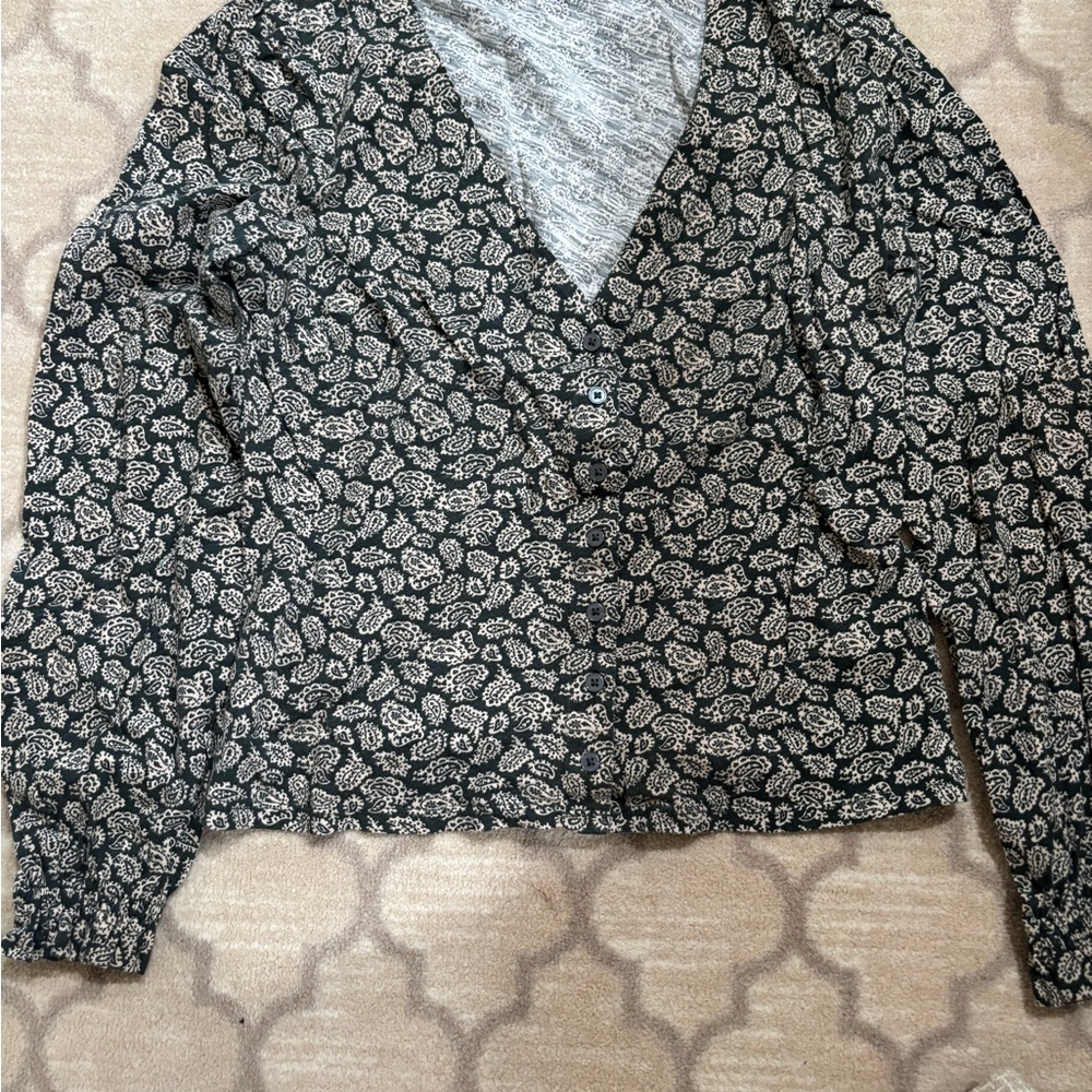 Boden Monochrome Patterned Top - image 1